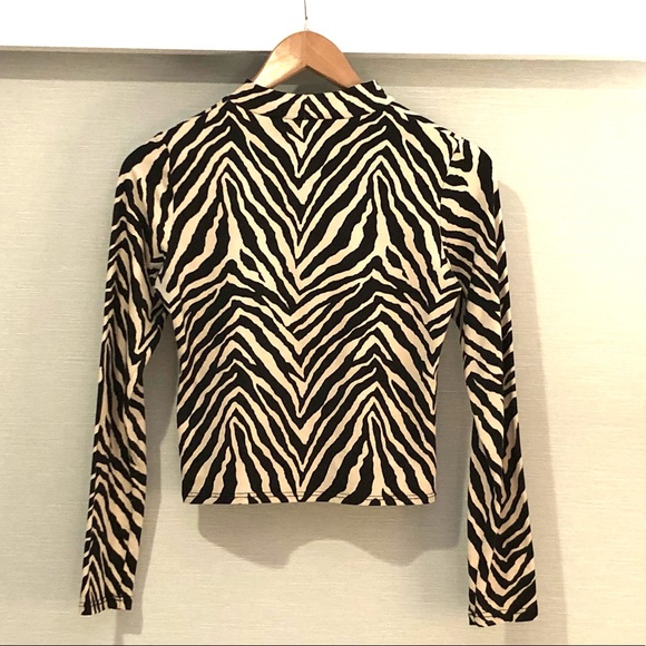 Olivia Rae Zebra Print Shirt - Picture 4 of 4